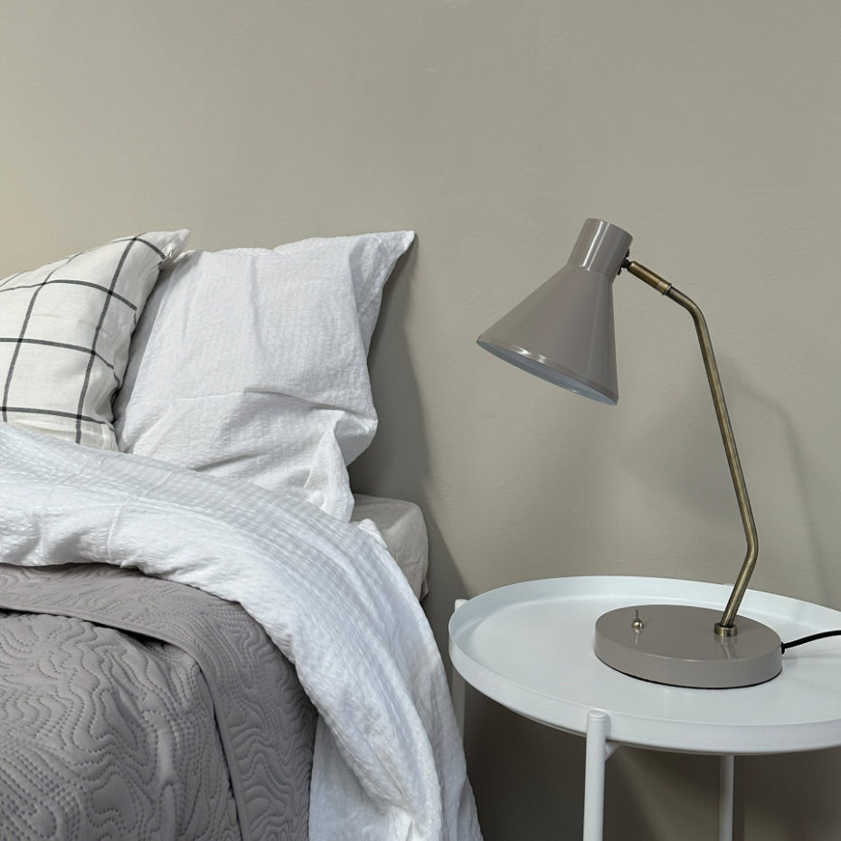 Lampe à poser en Métal, crème blanc SLEEP