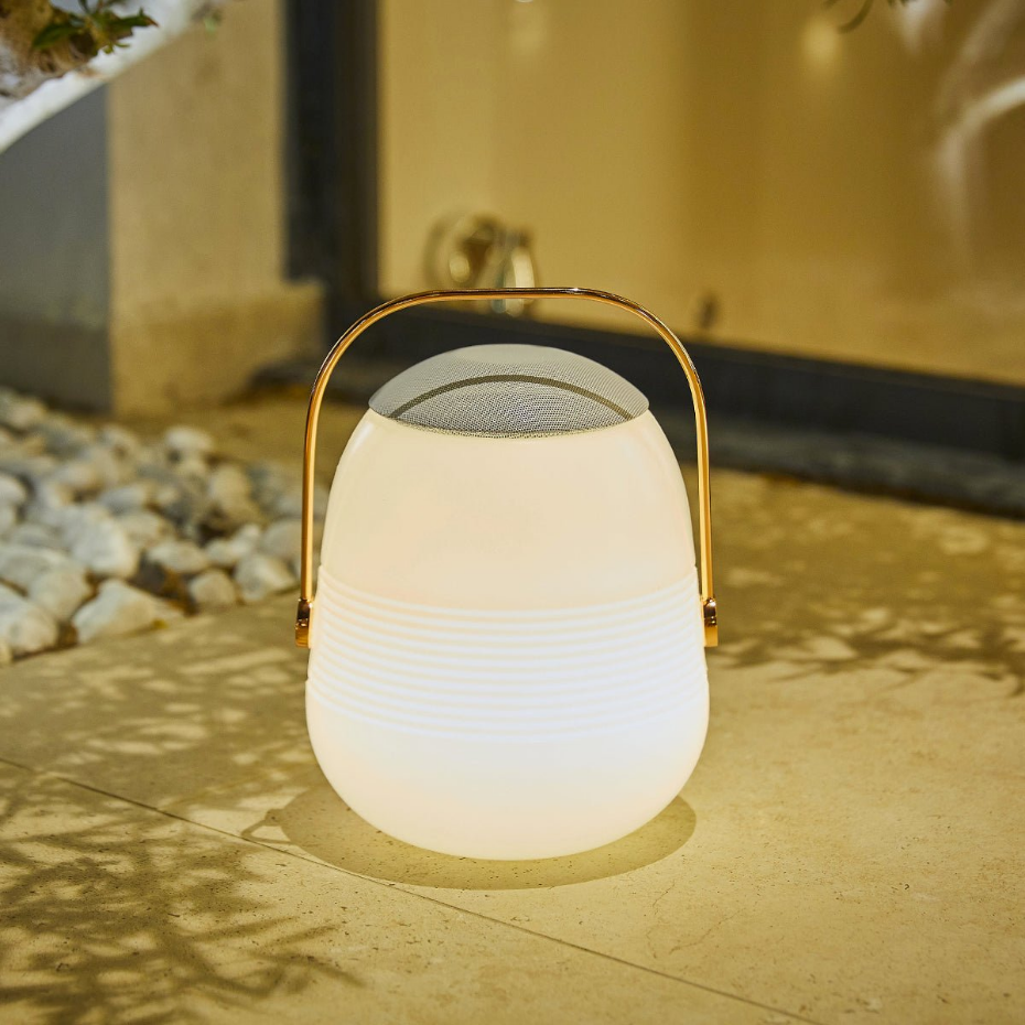 Lampe enceinte bluetooth multicolore BOB STATION H33cm