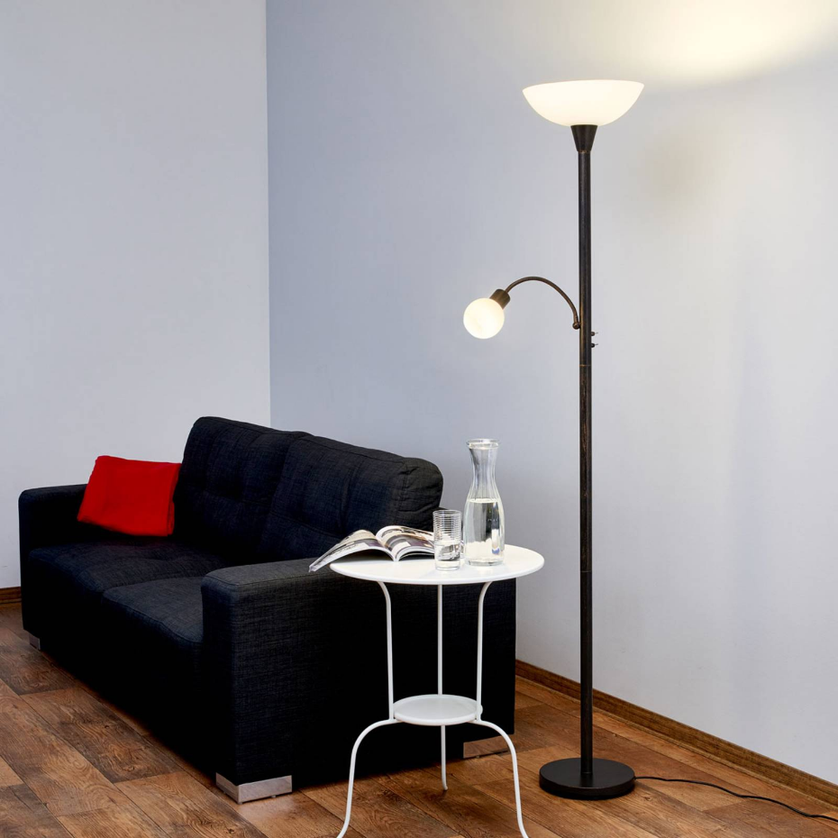 Lampadaire en métal moderne, Elaina