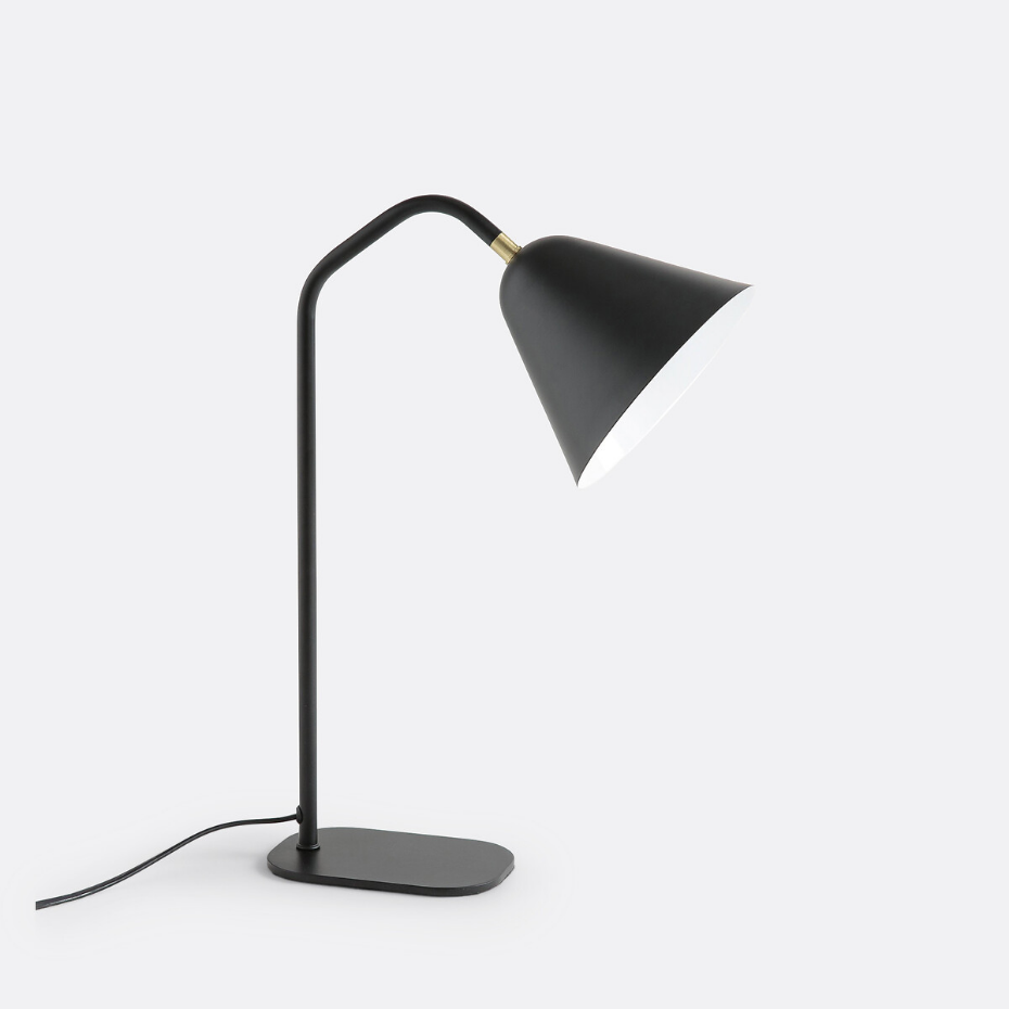 Lampe à poser en métal fer, Copita