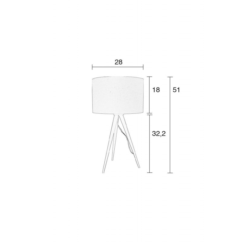 Lampe design en métal , TRIPOD