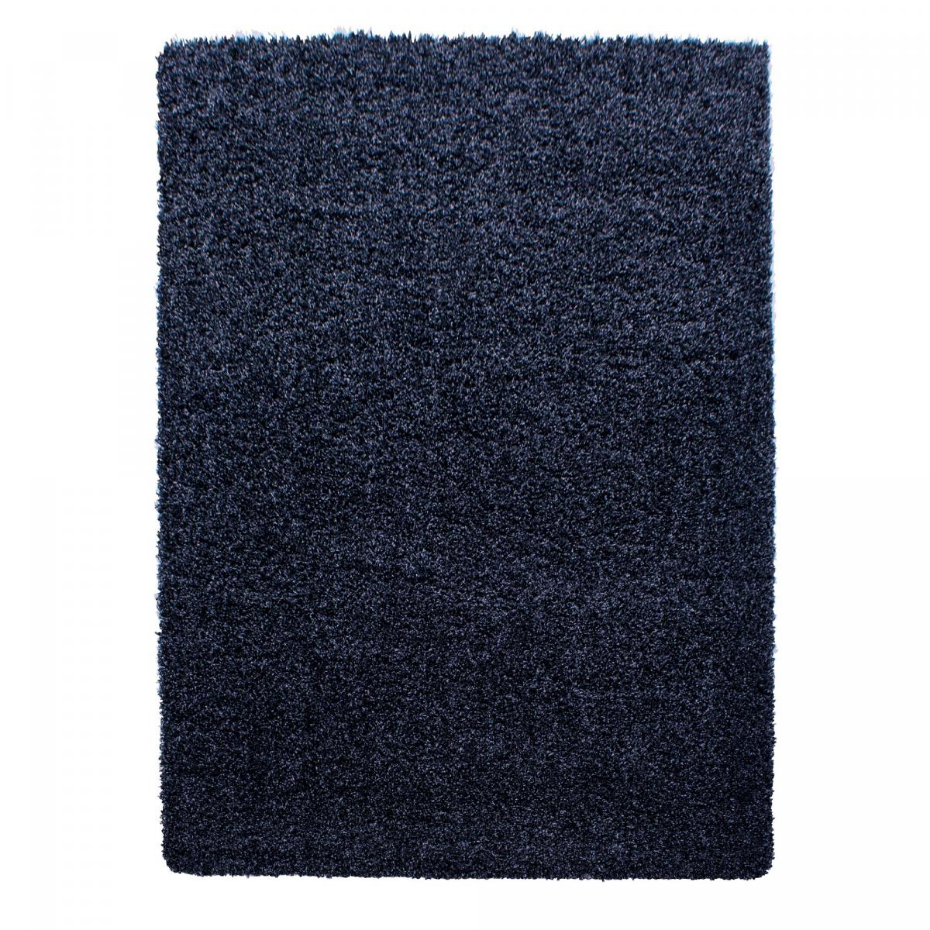 Tapis poils longs shaggy tissé motif uni UNI L