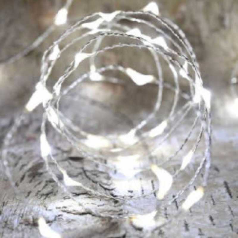 Guirlande Lumineuse Micro Led Blanc Pur 4m Deco Animee