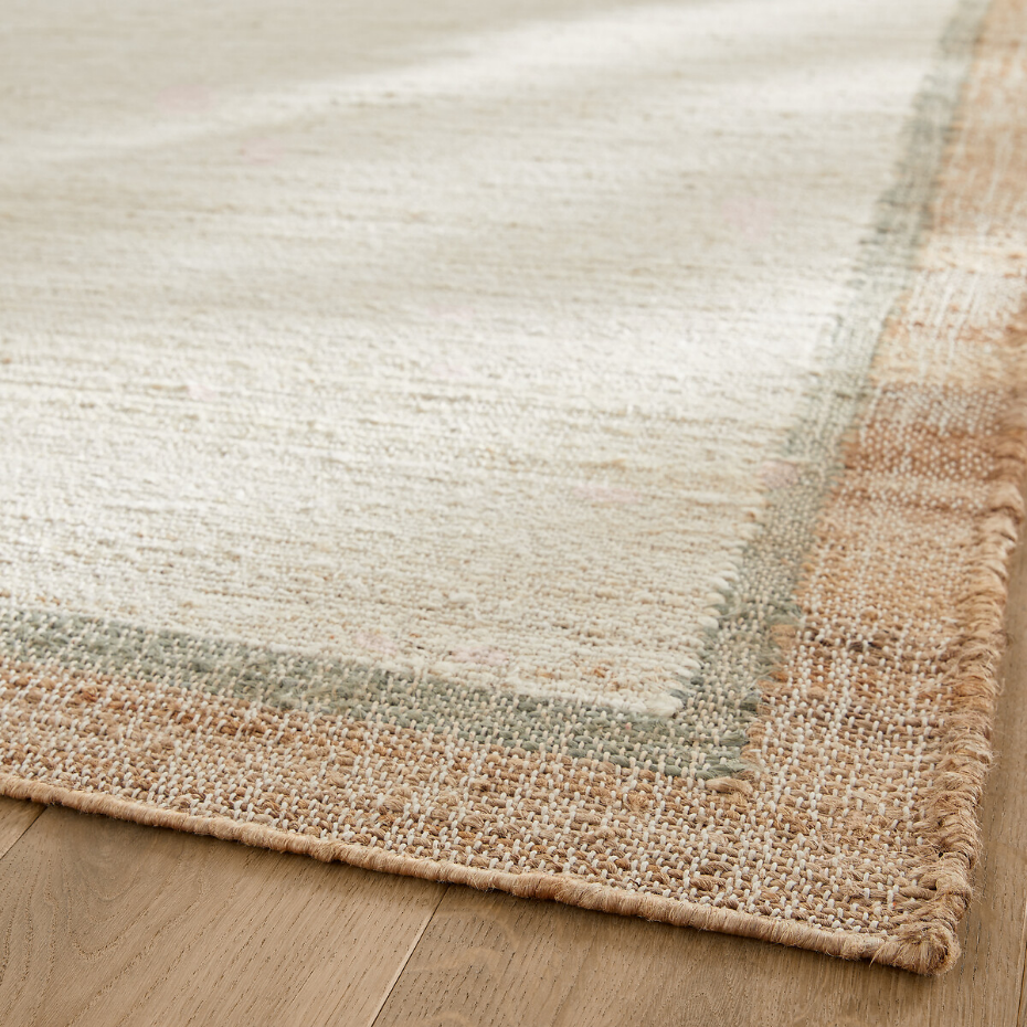 Tapis jute, tissé main, Ishika