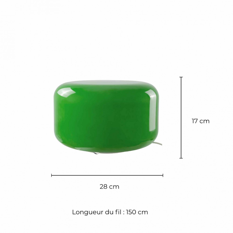 Lampe à poser en verre, LIVO