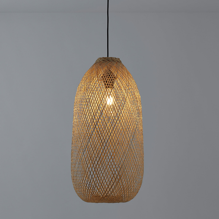 Suspension en bambou Ø30 cm, Ezia