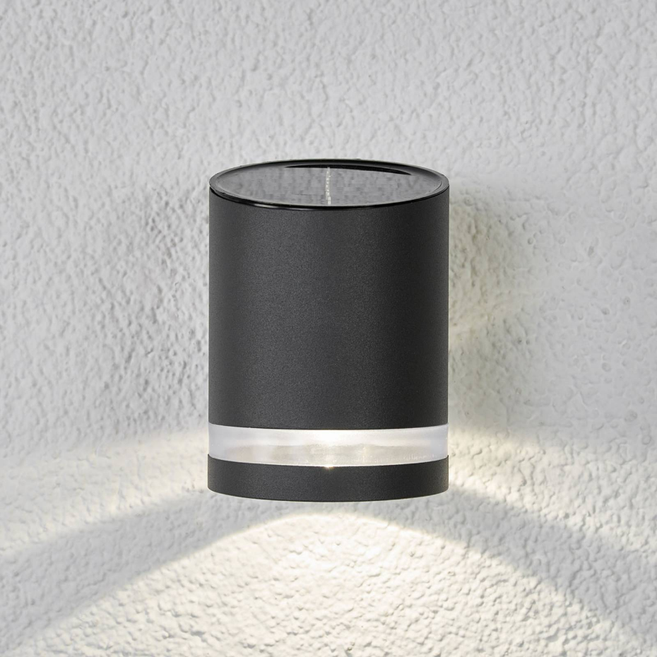 Lampe solaire extérieure en inox moderneLED