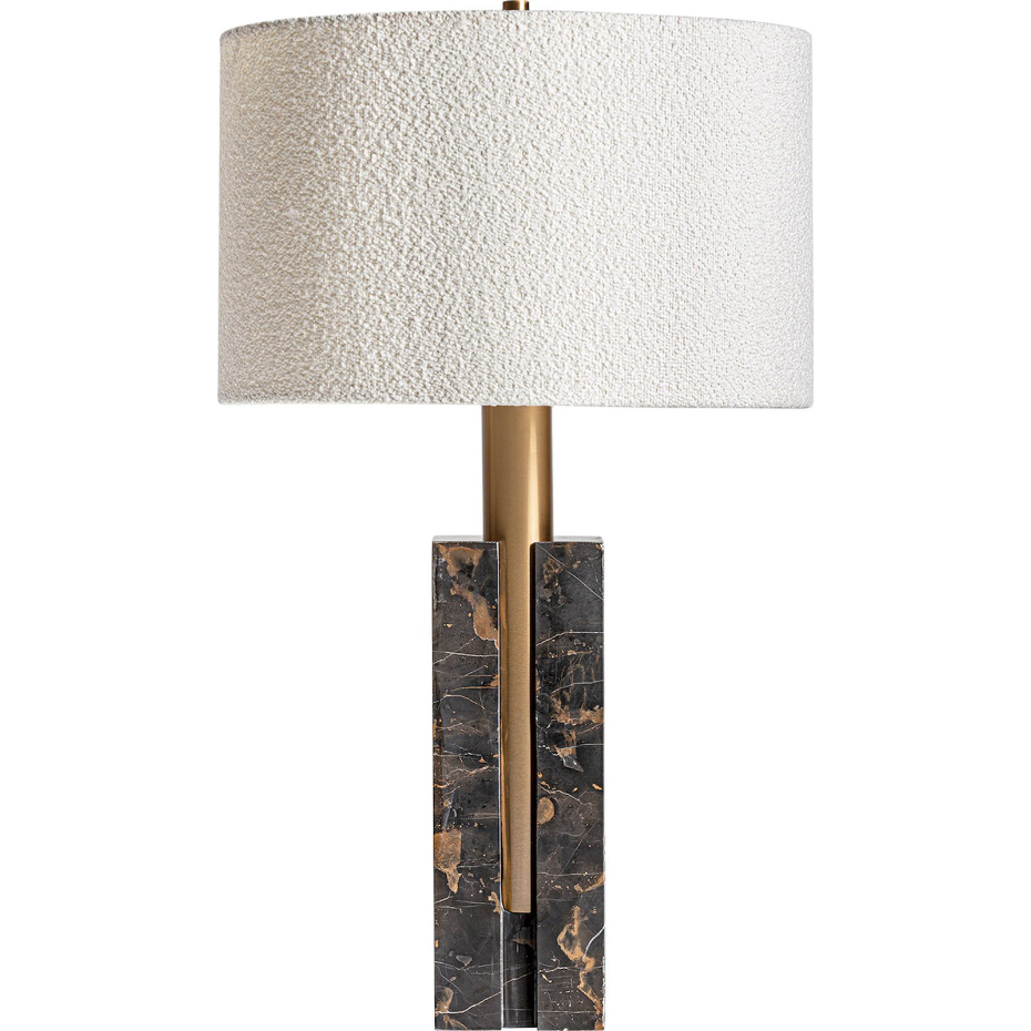 Lampe de salon en marbre sculpté style art déco