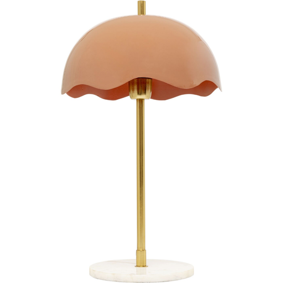 Lampe en acier et marbre, LIA
