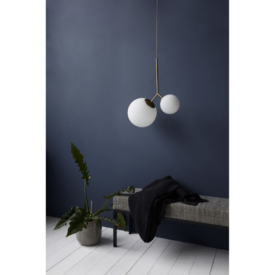 Lampe suspension Opal Twice