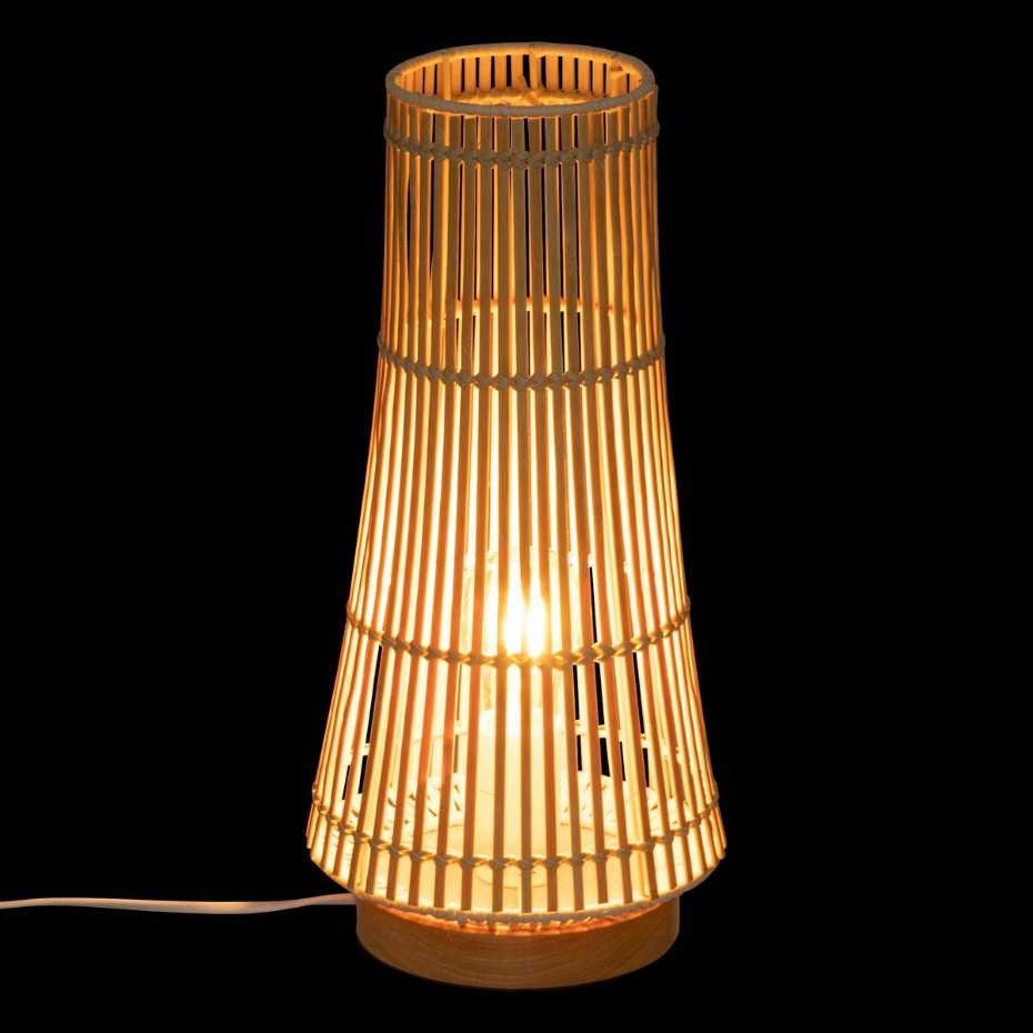 Lampe à poser rotin MAHE