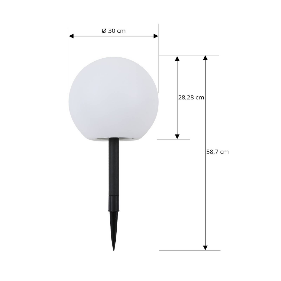 Lampe solaire  moderneLED, Lago