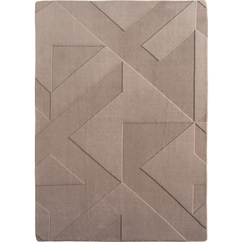 Tapis de salon à relief motif géométrique LENNY