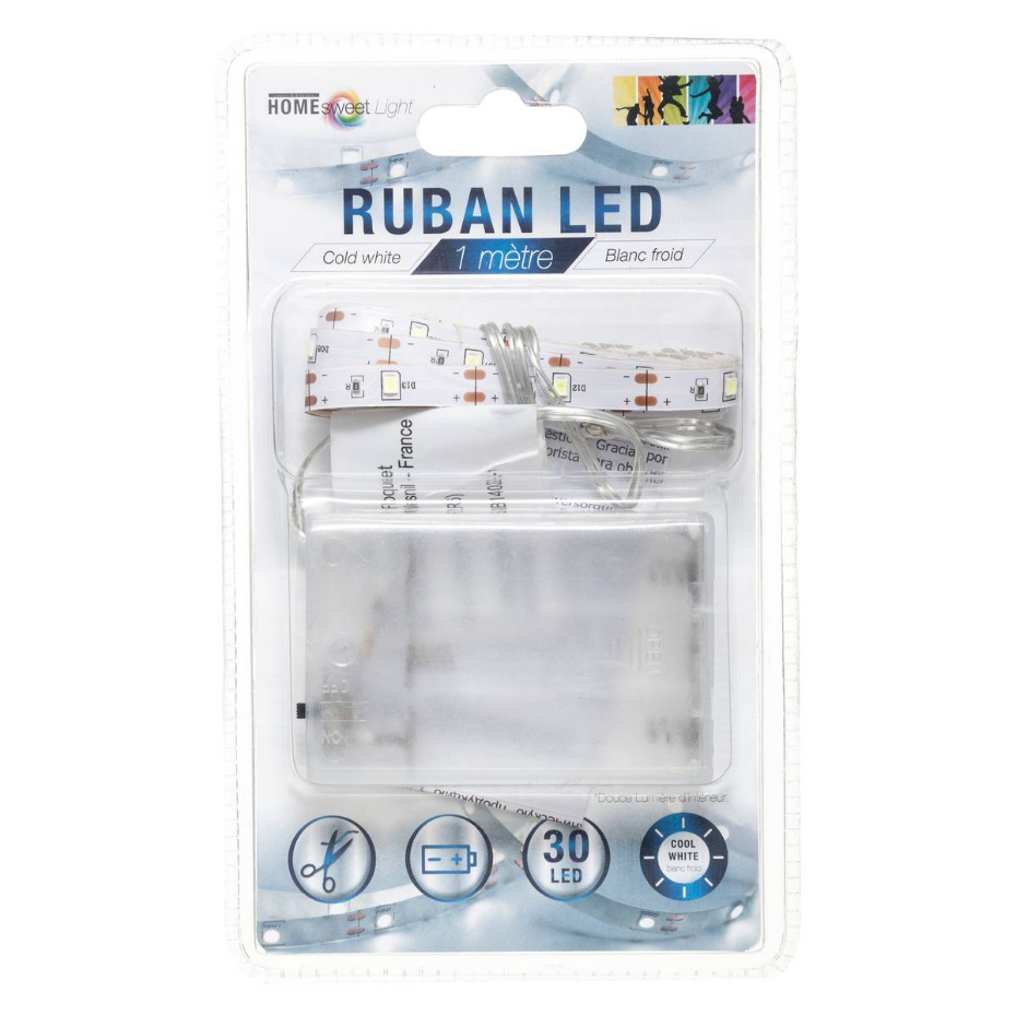Ruban LED à pile