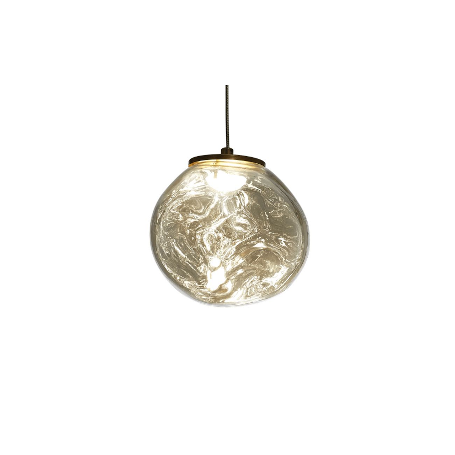 Suspension moderne en verre texturé - ISOTTA