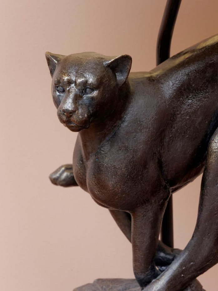 Lampe à poser en résine LÉOPARD