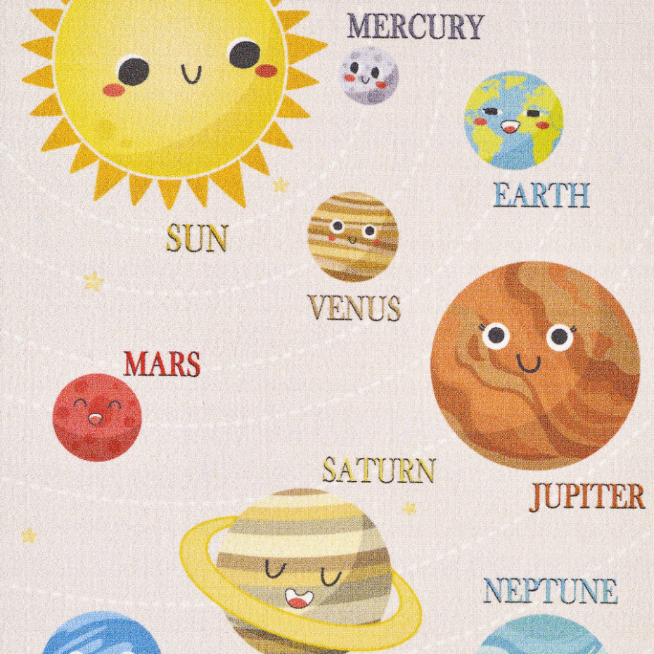Tapis enfant planète PLAY