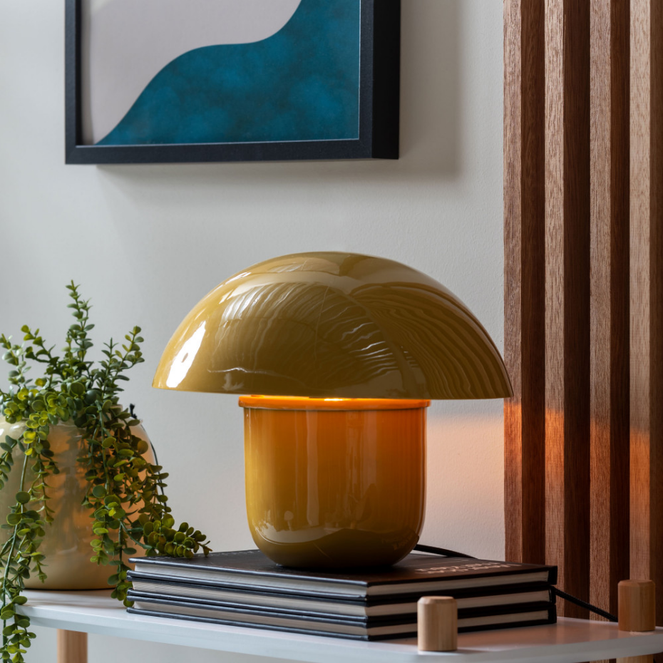 Lampe à poser champignon en métal- FAT MUSHROOM