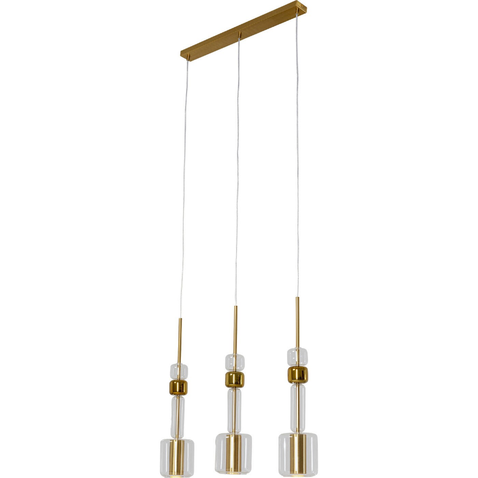 Suspension en verre et acier, CANDY BAR
