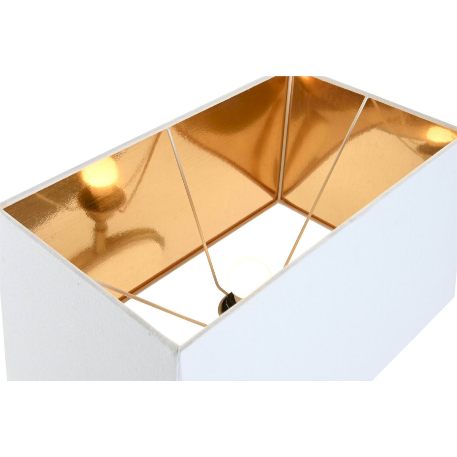 Lampe à poser en acier et marbre  rectangulaire Item Home India Lamps 1c25
