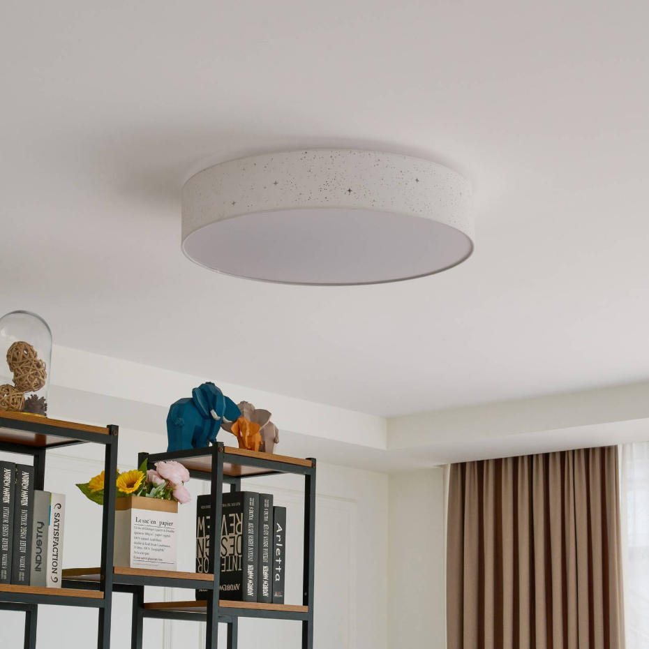 Plafonnier en textile moderneLED, Ellamina
