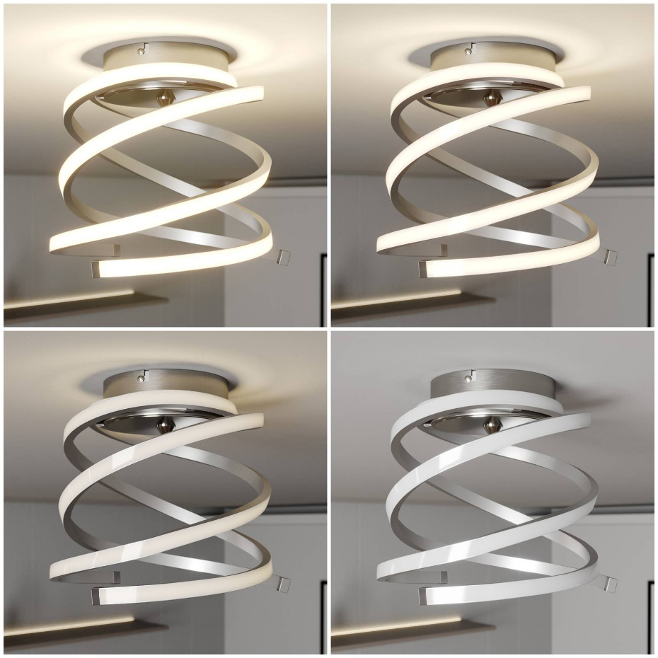 Plafonnier en métal moderneLED, Haniya