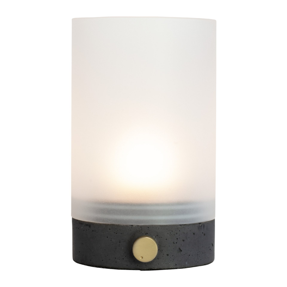 Lanterne en béton gris COZY