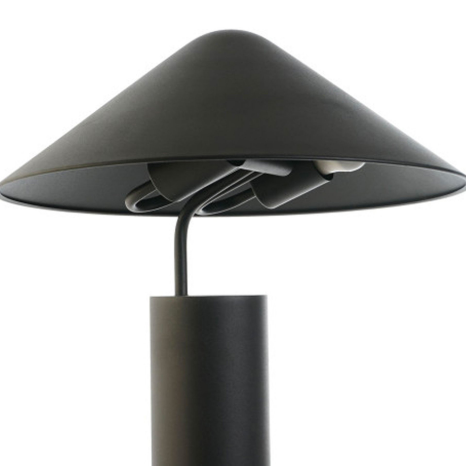 Lampe à poser rétro métal noir 39x39x45cm