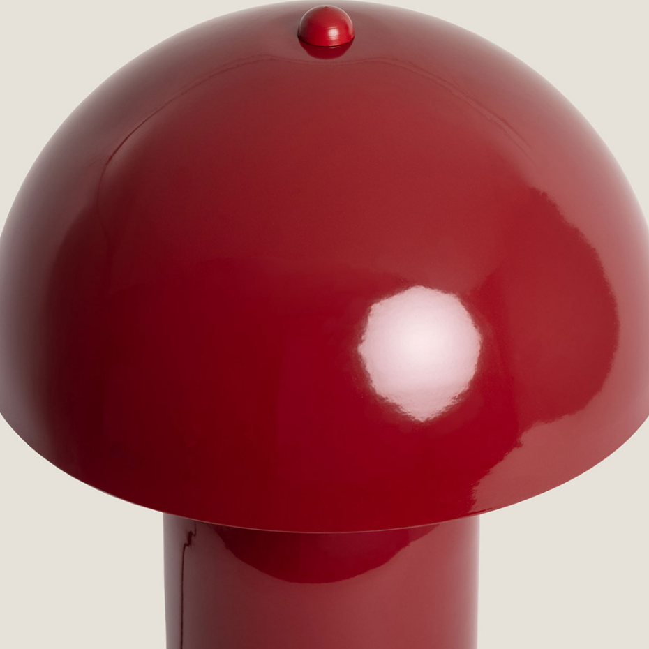 Lampe à poser champignon en métal- ARTO