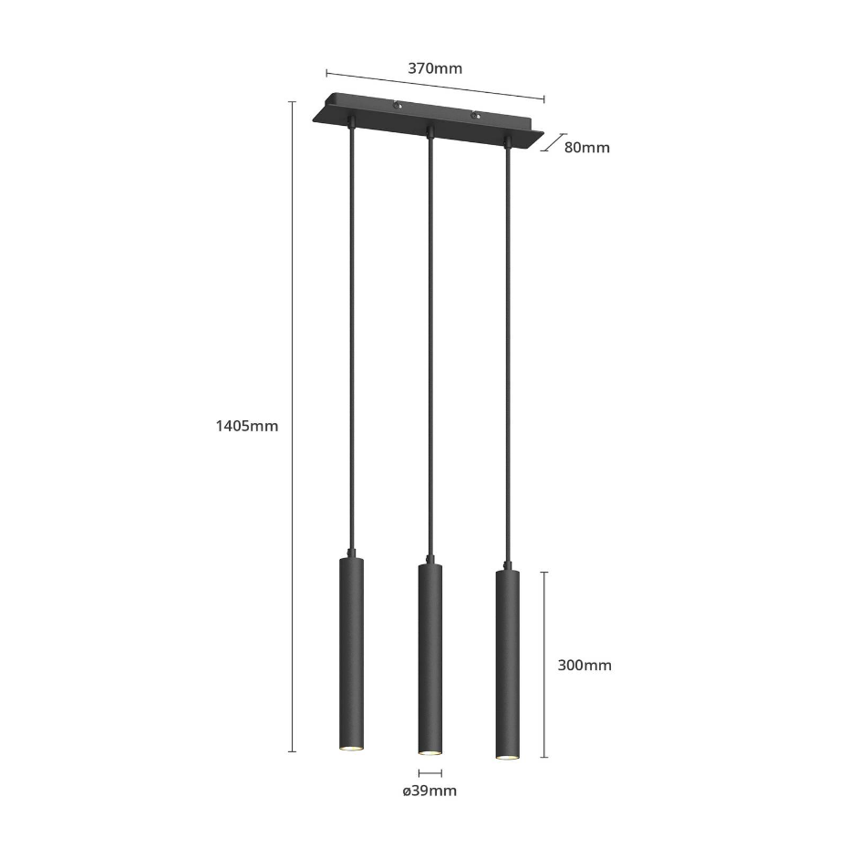 Suspension en aluminium moderneLED, Franka