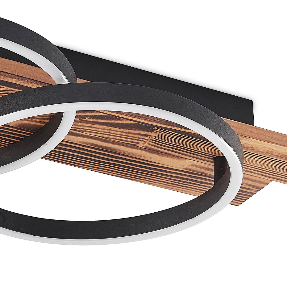Plafonnier en bois moderneLED, Sentoa