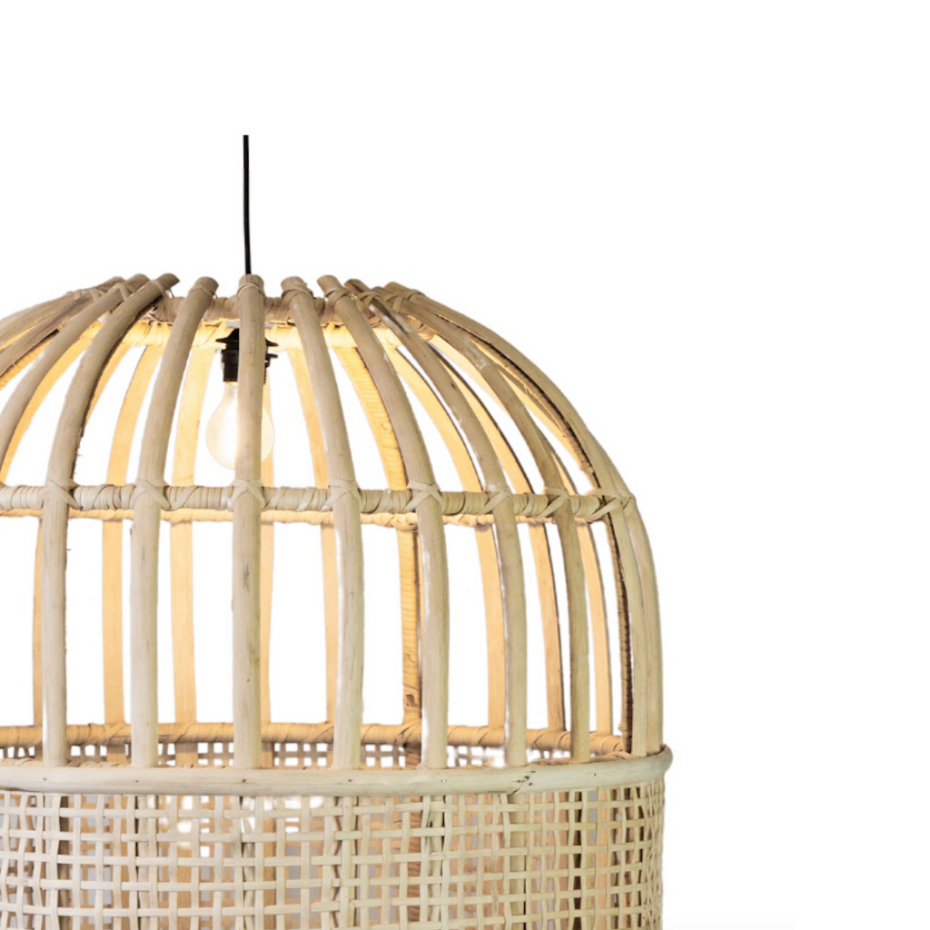 Suspension en bois d'eucalyptus POKY