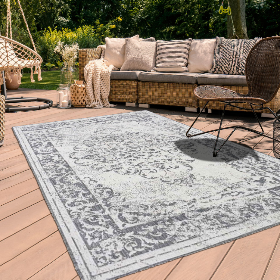 Tapis extérieur, kilim reversible LYN2 AP REVERSIBLE
