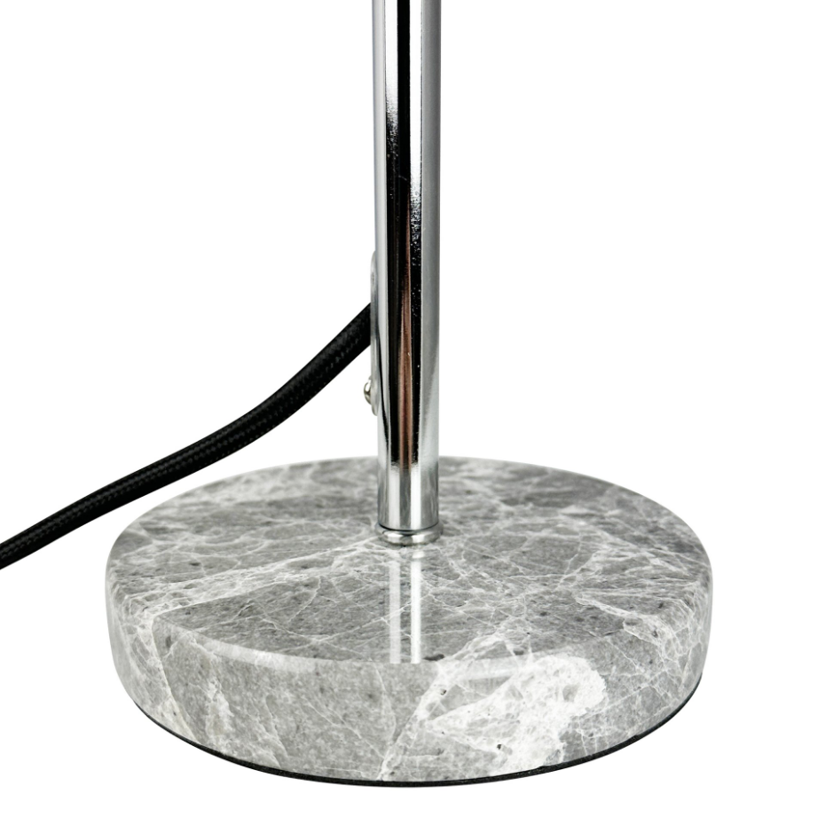 Lampe à poser Stockholm chrome, marbre