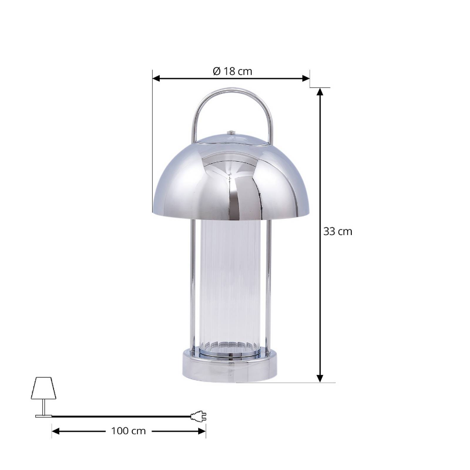 Lampe à poser en métal moderneLED, Mareli