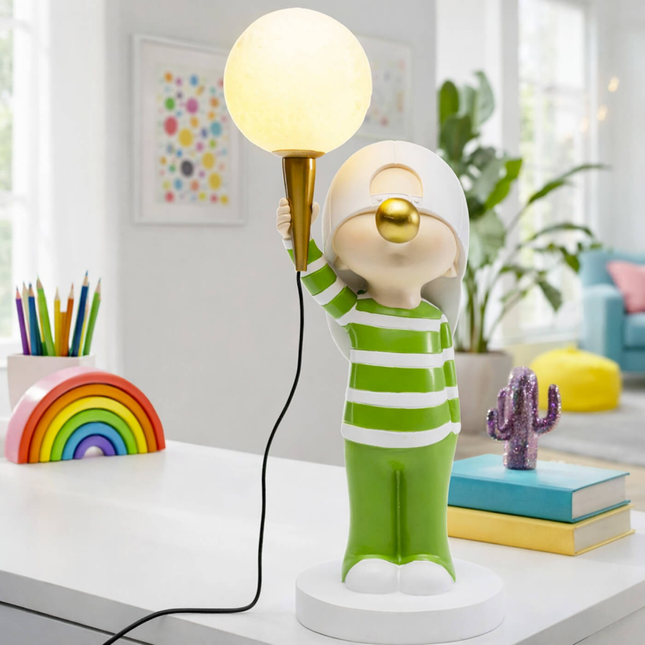 Lampe garçon chewing-gum