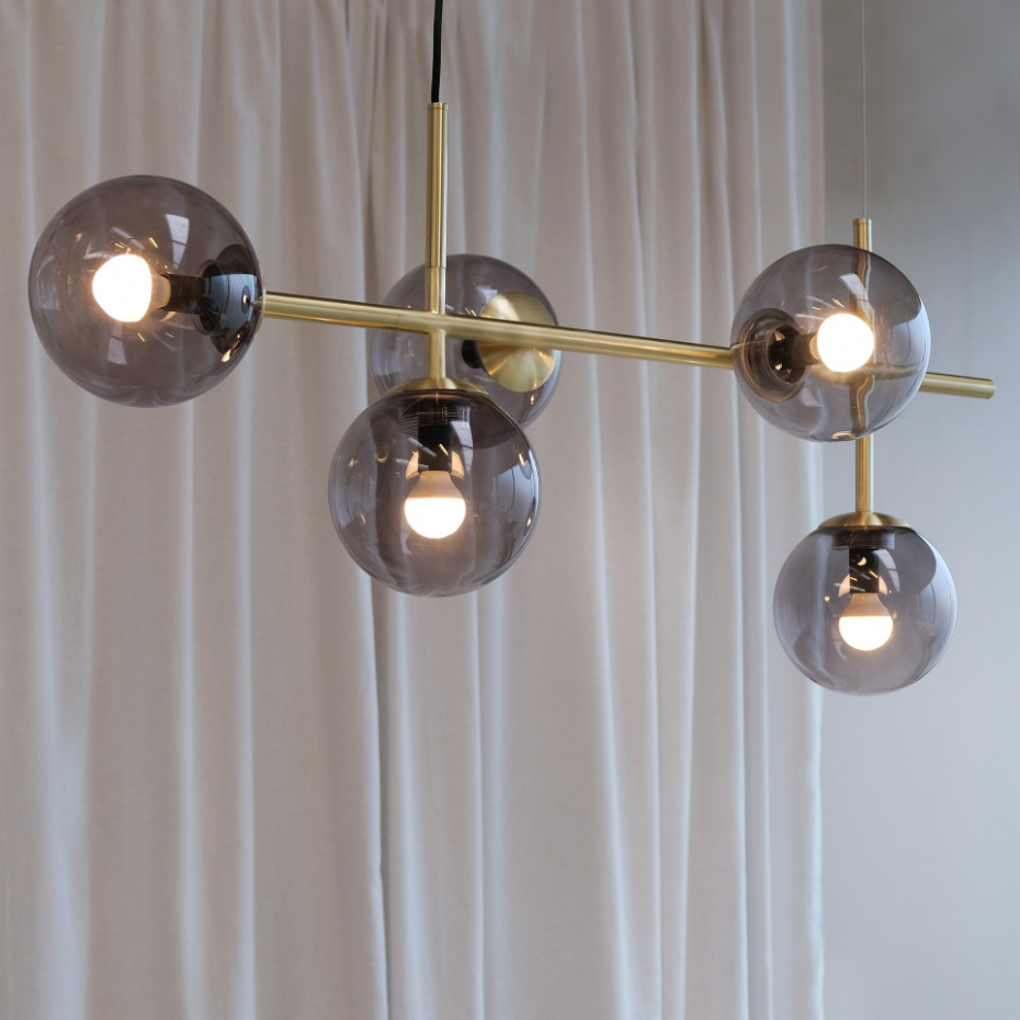 Suspension en Verre et Métal COMO