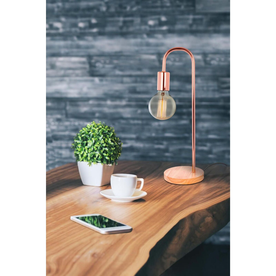 Lampe de chevet en métal Vinara