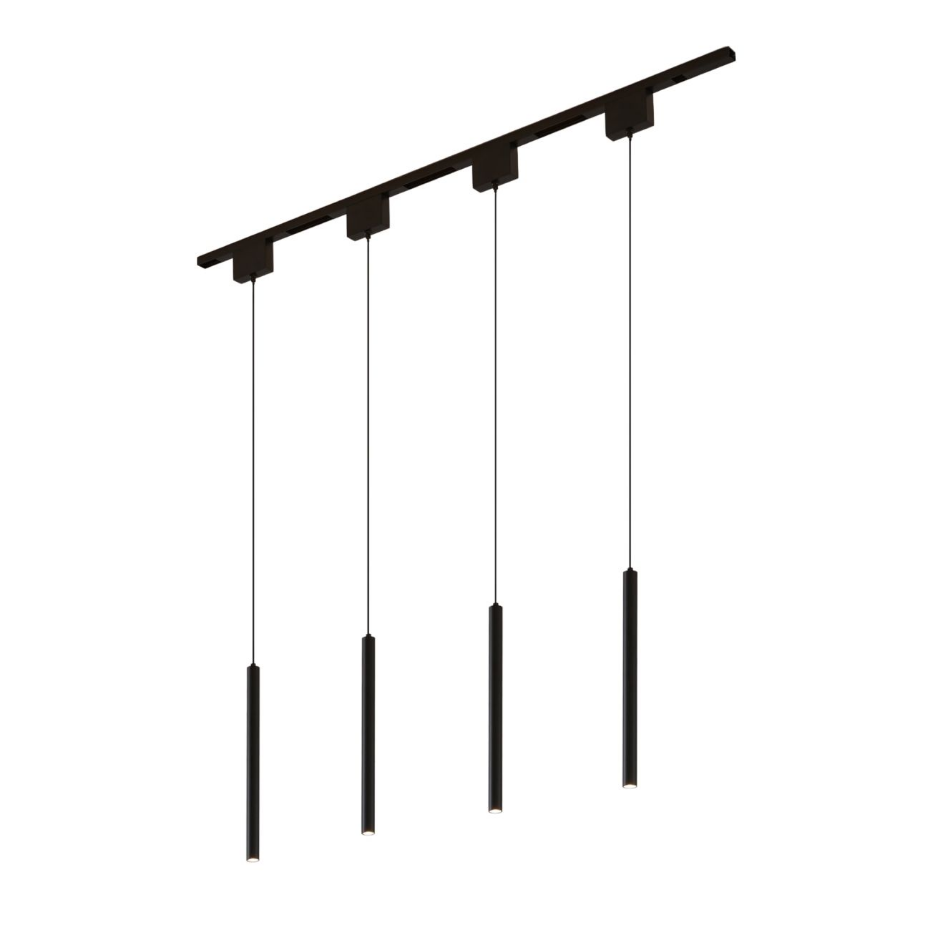 Kit rail 4 tubes LED suspendus - LYNE