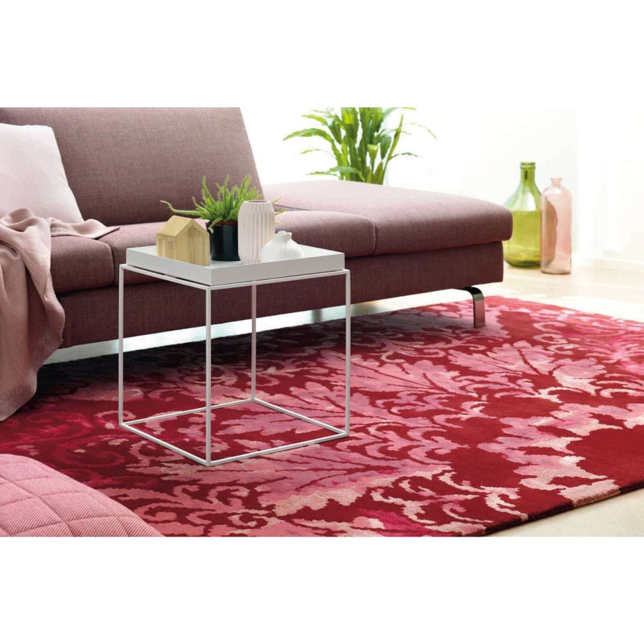 Tapis rectangulaire en laine satin 8061