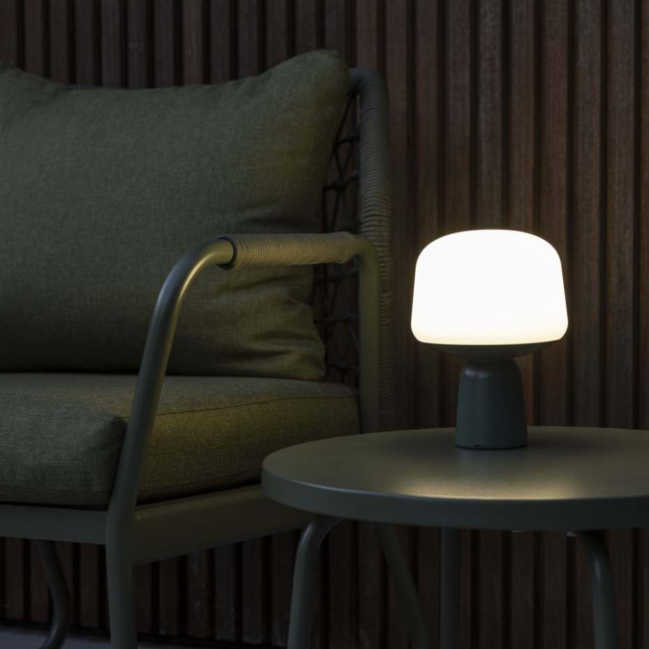 Lampe de table rechargeable, LUNO