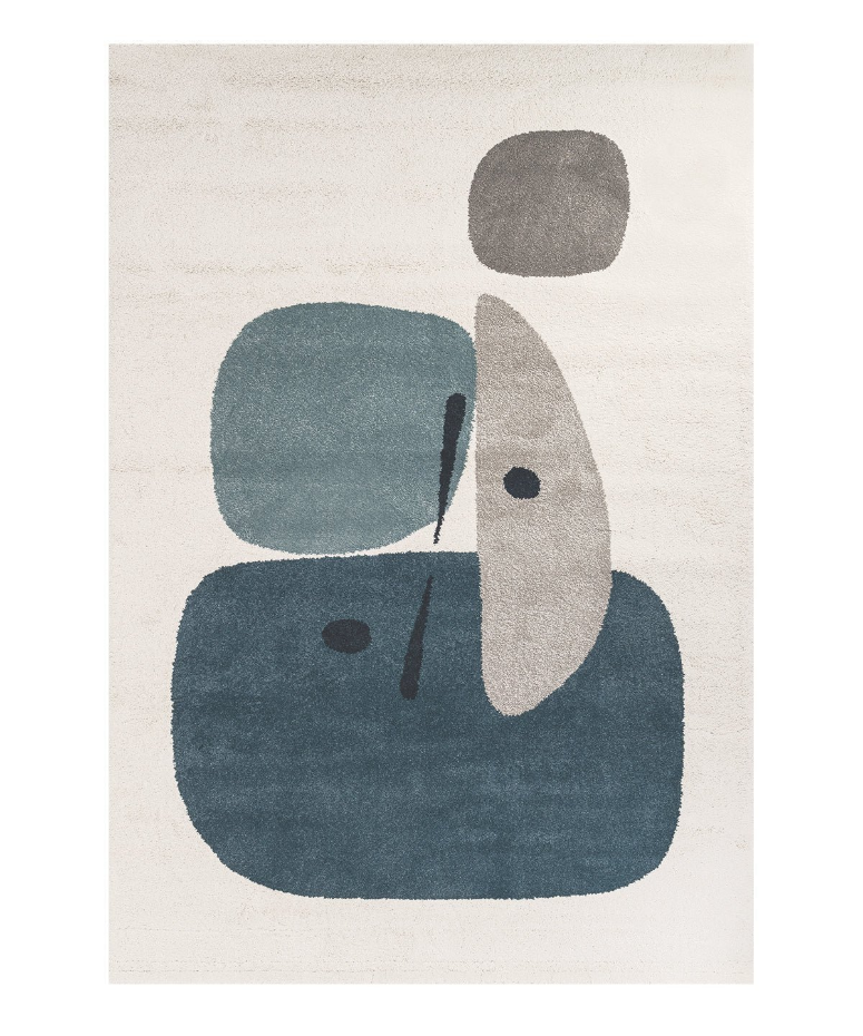 Tapis géométrique hommage à Joan Miró COLLAGE