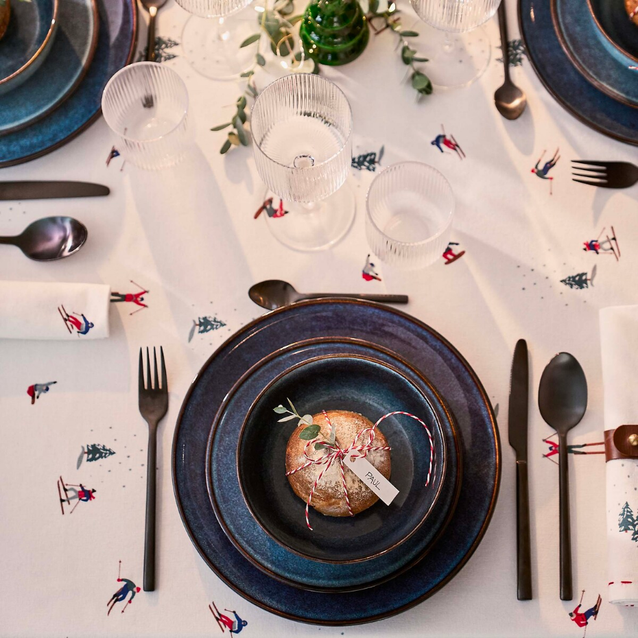 Nappe coton lavé, Tout schuss