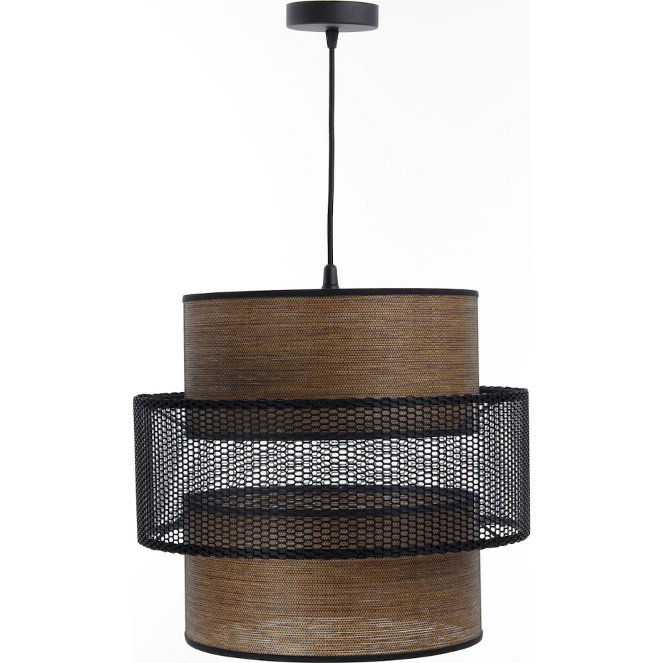 Suspension extérieure en tissu et rotin Doblo