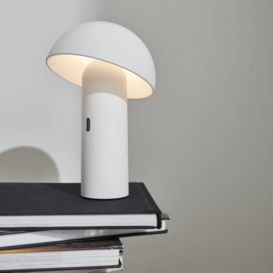 Lampe de table nomade intérieur/extérieur sans fil à tête orientable H 28cm THOM
