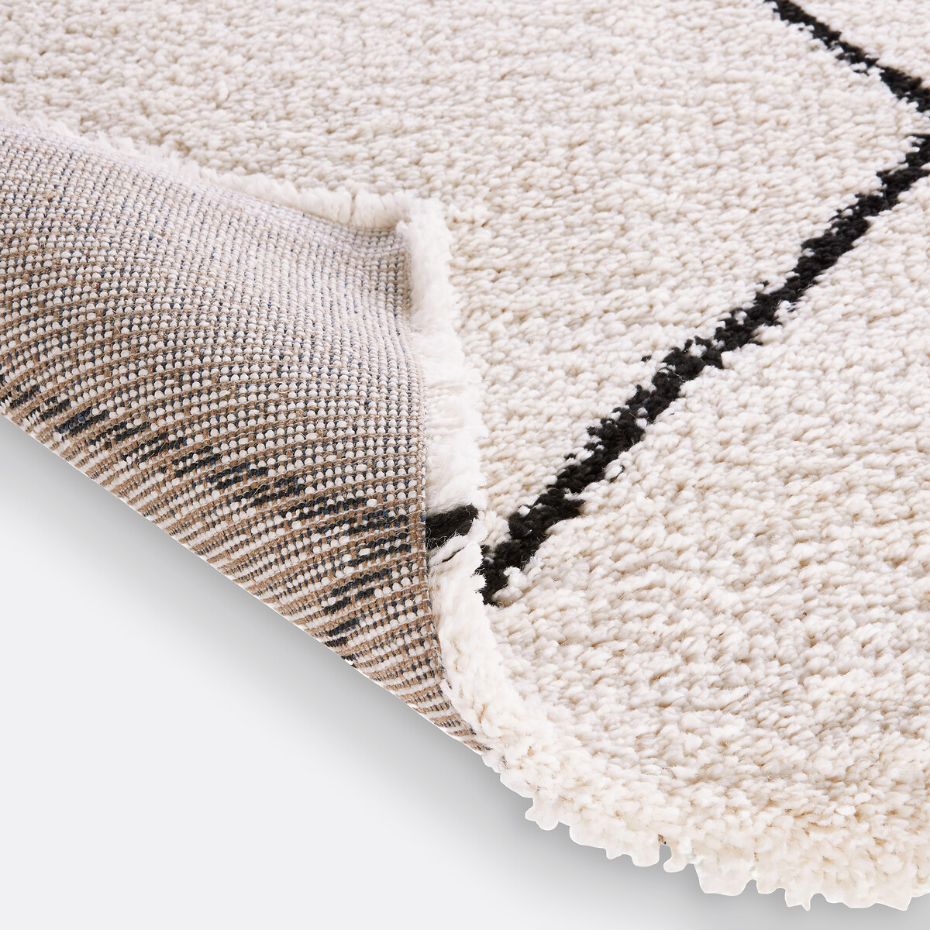 Tapis style berbère forme carrée, Jiraya