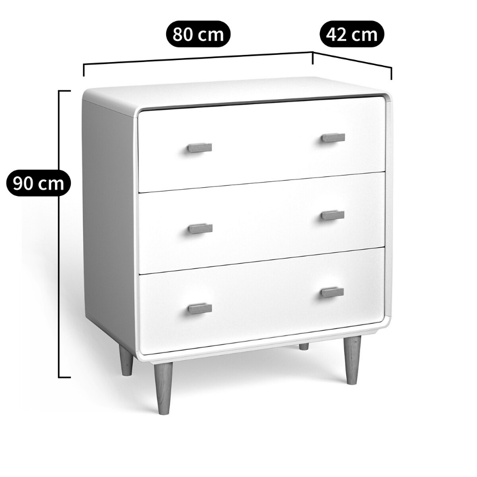 Commode 3 tiroirs Jimi
