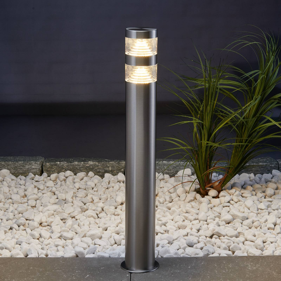 Luminaire extérieur en inox moderneLED