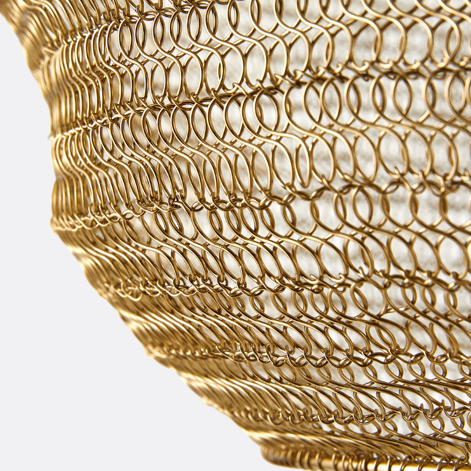 Suspension maille métal fer Ø54 cm, Mita