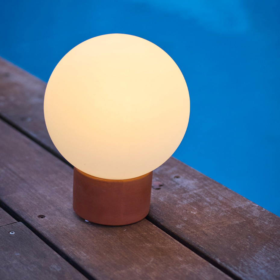 Lampe de table touch béton LED TERRA